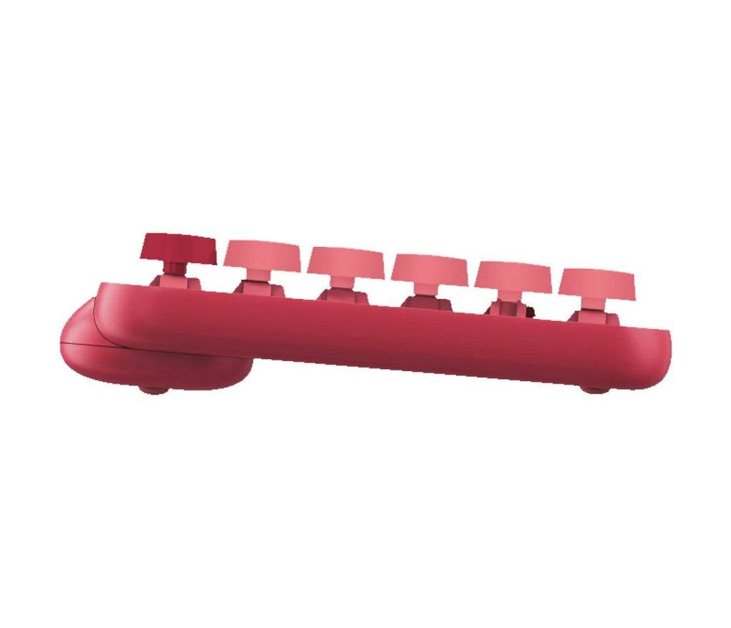 Logitech POP Keys Wireless Mechanical Keyboard with Emoji Keys (Heartbreaker Rose)