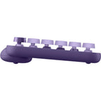 Logitech POP Keys Wireless Mechanical Keyboard with Emoji Keys (Cosmos Lavander)
