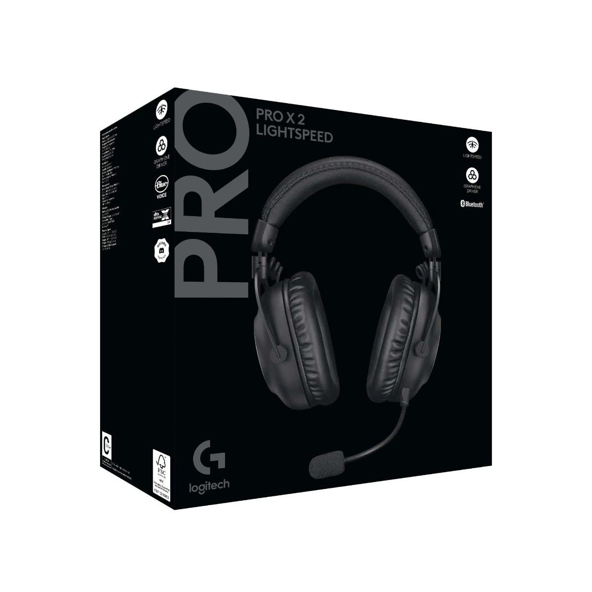 Logitech G PRO X 2 LIGHTSPEED Wireless Gaming Headset (Black)