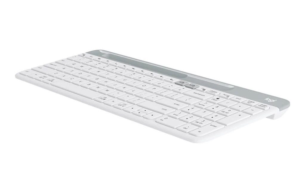 Logitech K580 Slim Multi-Device Wireless Keyboard - Off-White