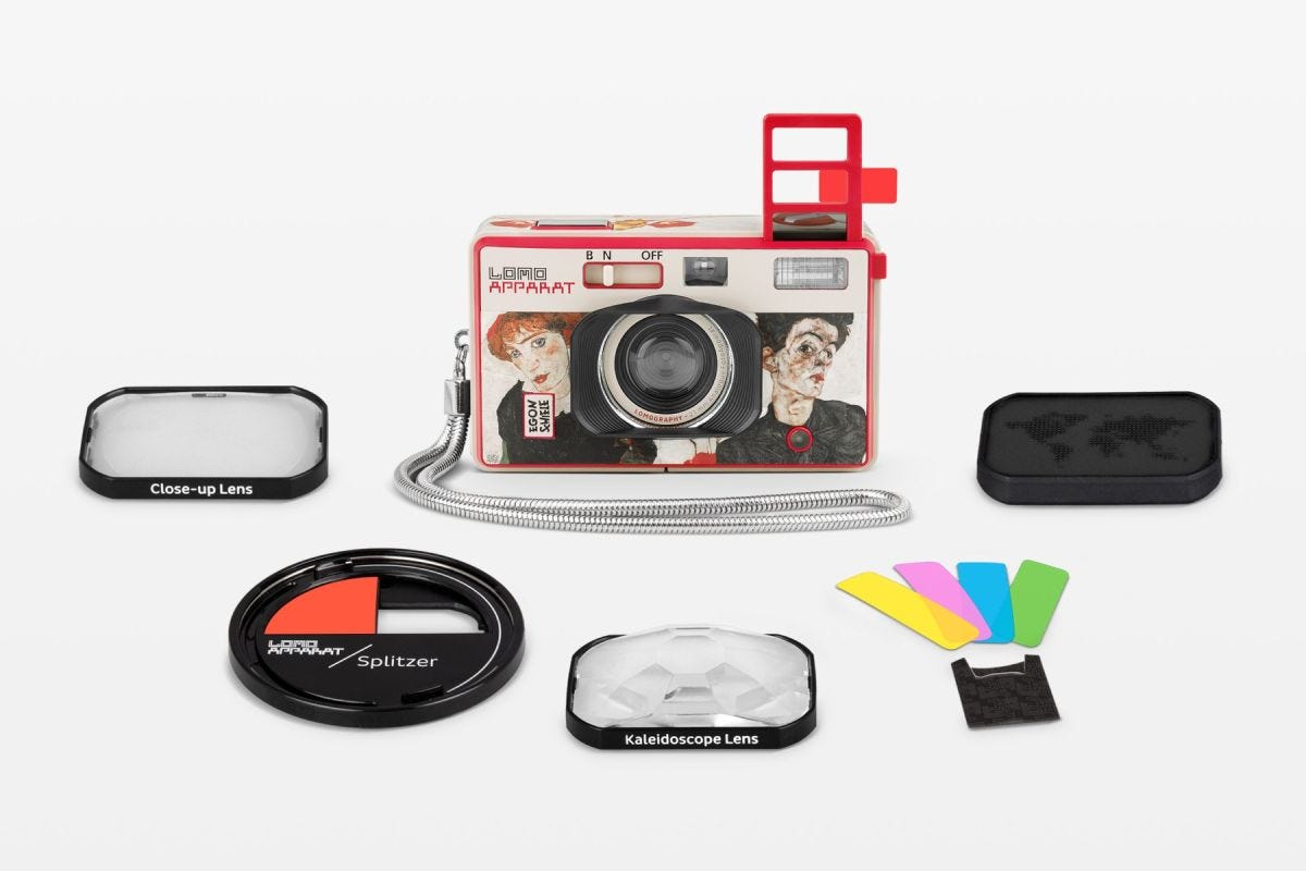 Lomography LomoApparat 21mm Point and Shoot Camera - Schiele Edition