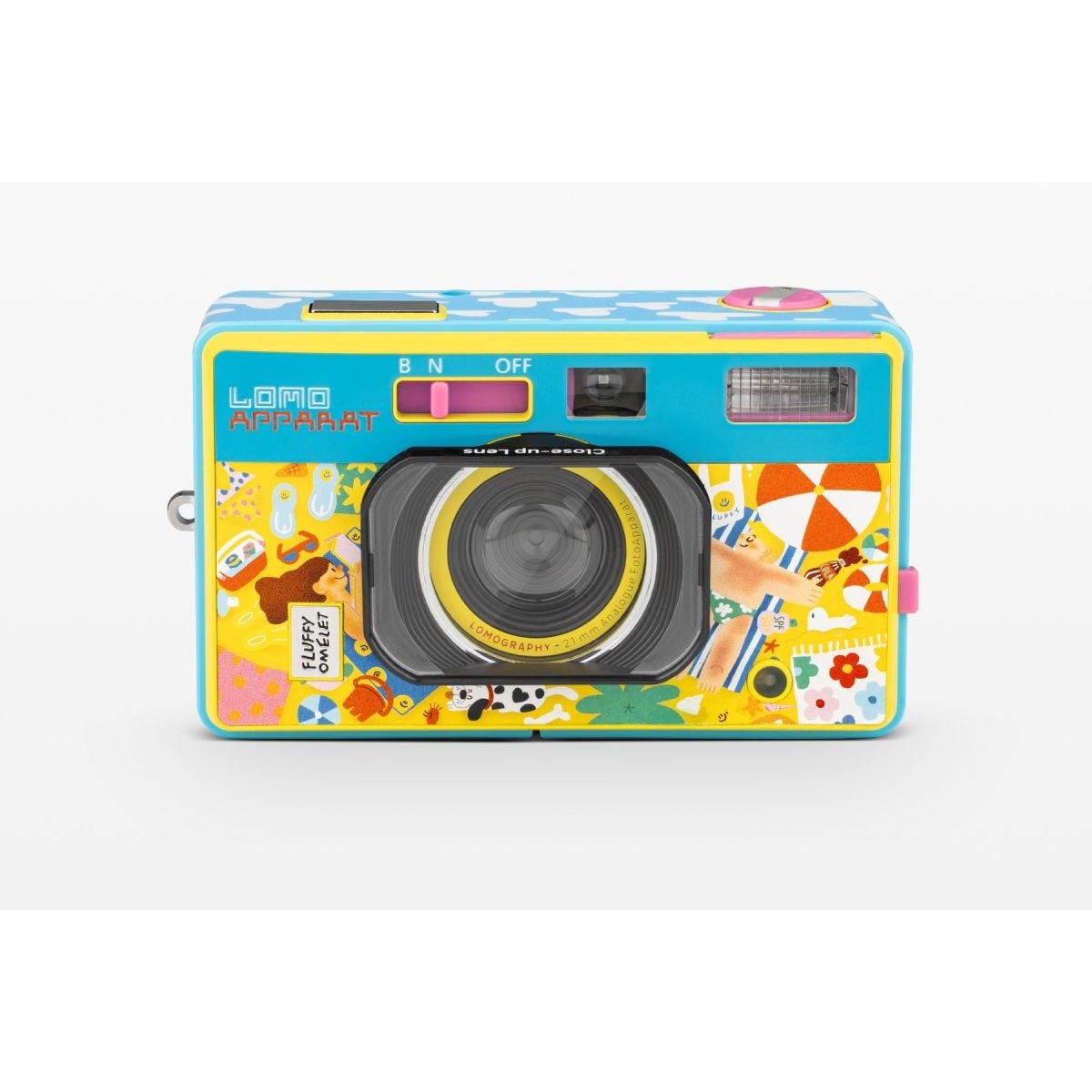 Lomography LomoApparat 21mm Point and Shoot Camera - Fluffy Omelet Edition