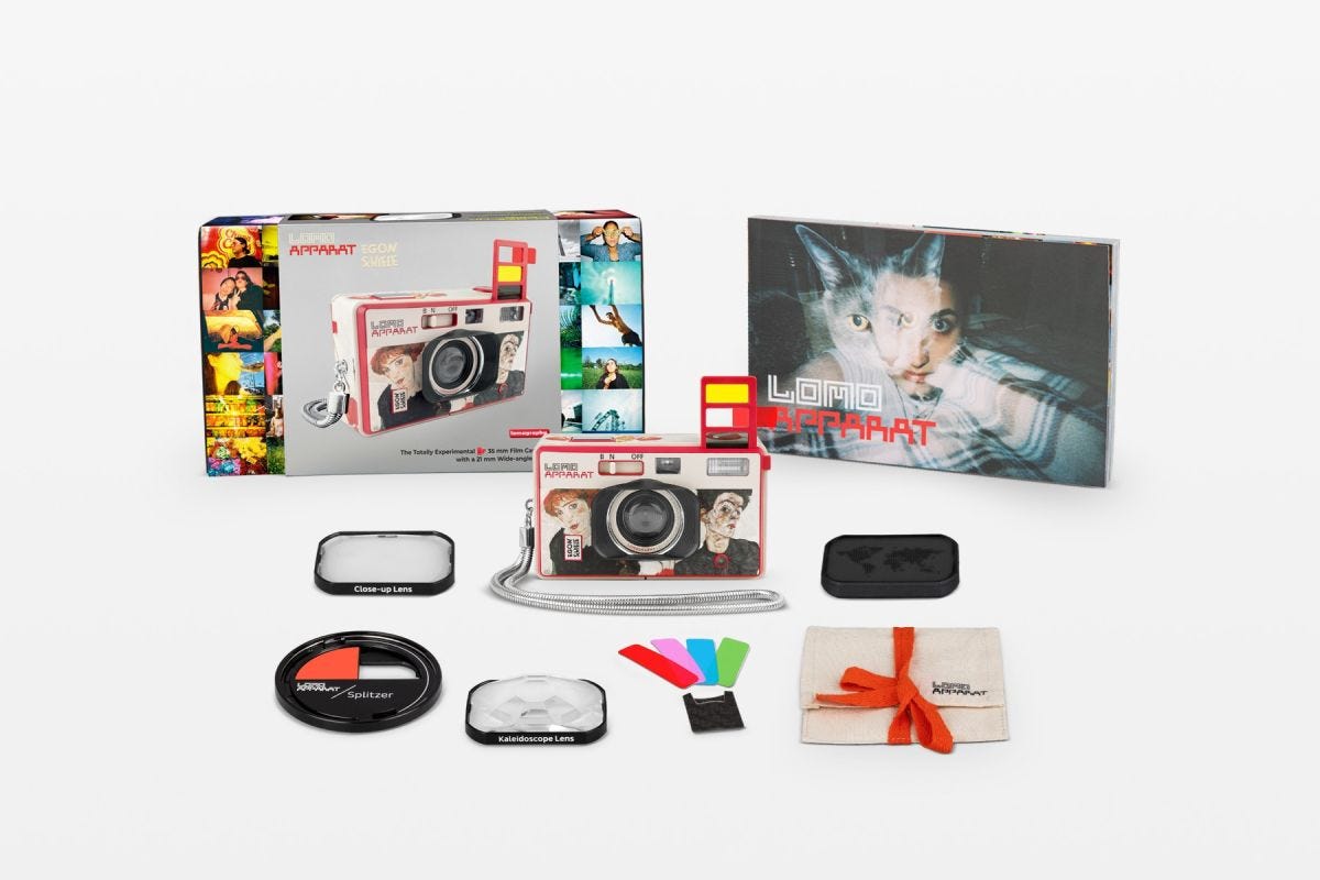 Lomography LomoApparat 21mm Point and Shoot Camera - Schiele Edition