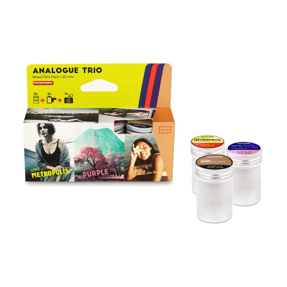 Lomography 35mm Analogue Mixed Film Pack - 3 Pack 