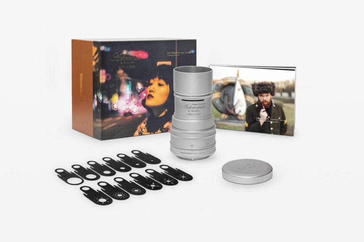 Lomography Daguerreotype Achromat 2.964 Art Lens Silver - Nikon F