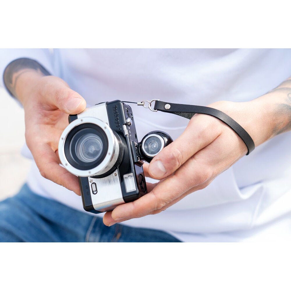 Lomography Leather Wrist Strap - Black