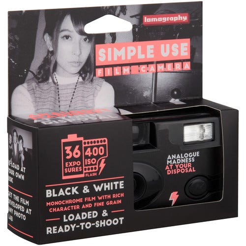Lomography Simple Use Black and White Film Camera