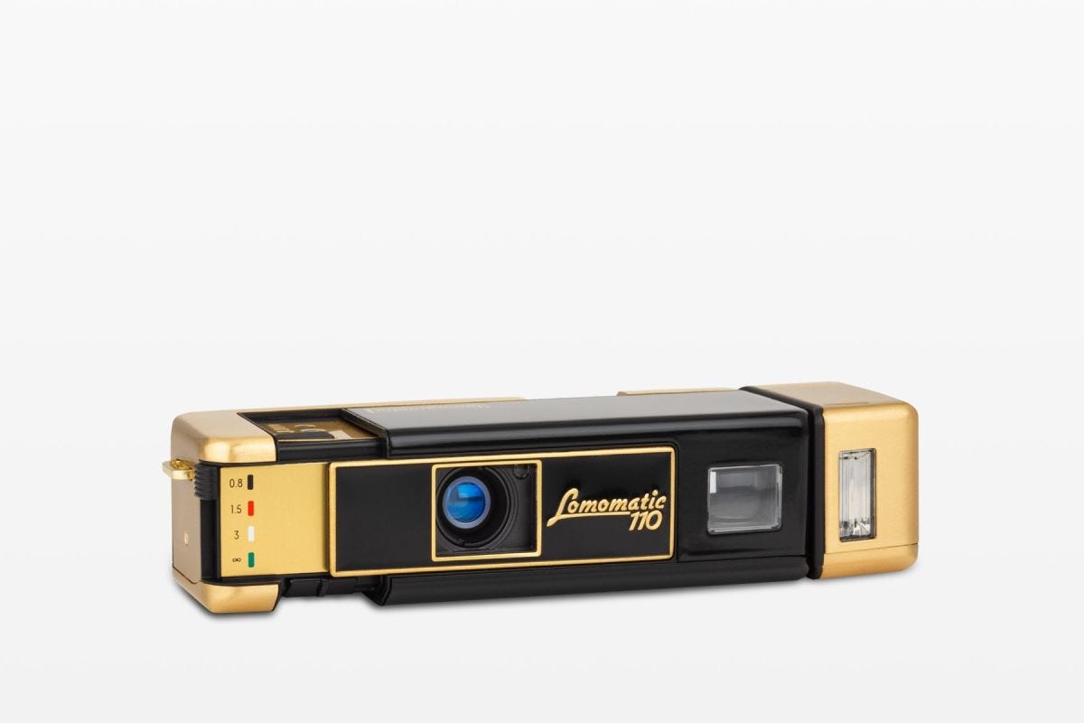 Lomography Lomomatic 110 Camera and Flash - Bellagio Edition