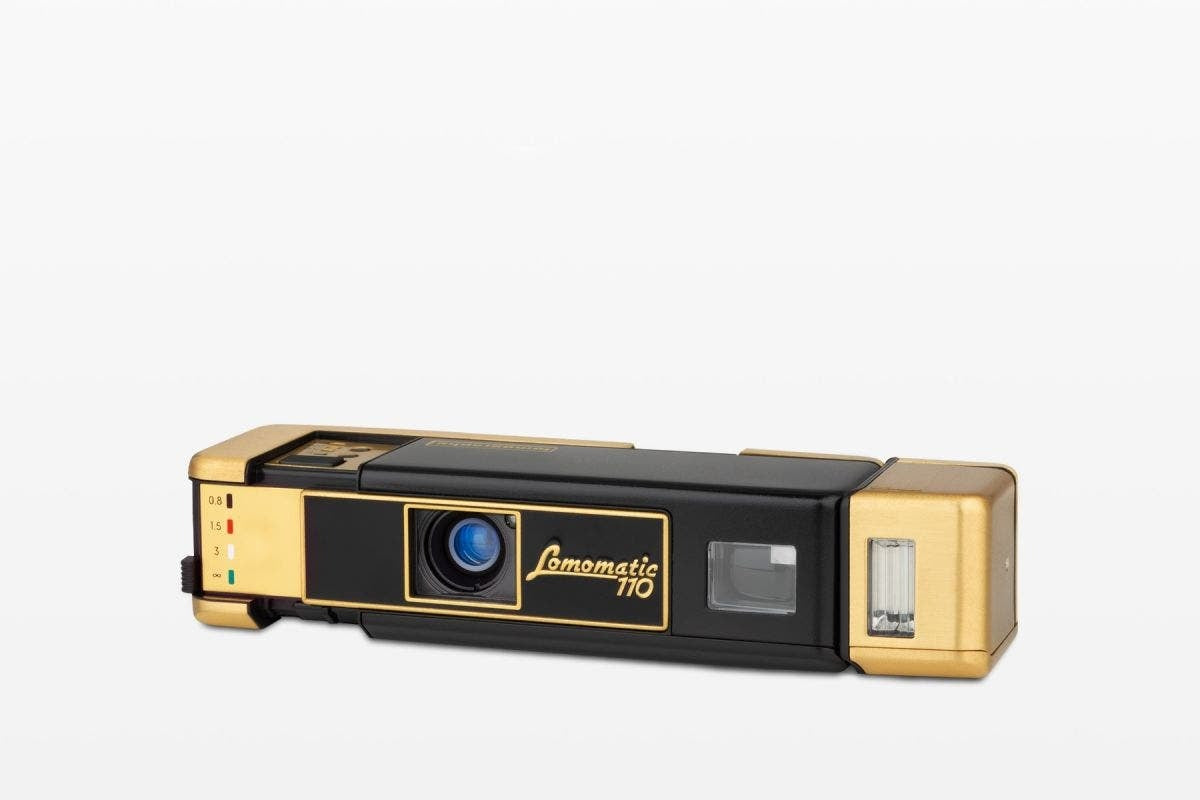 Open Box Lomography Lomomatic 110 Camera and Flash Bellagio Edition
