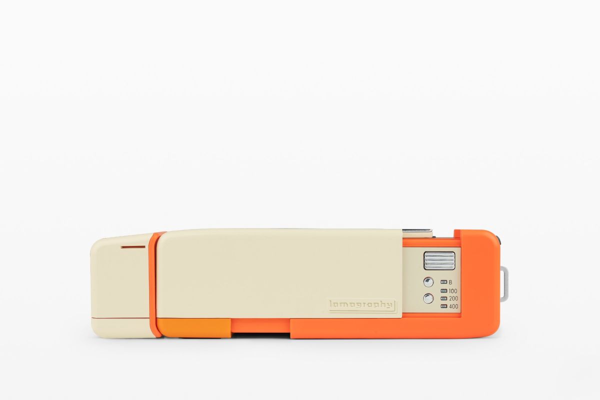 Lomography Lomomatic 110 Camera and Flash - Golden Gate Edition