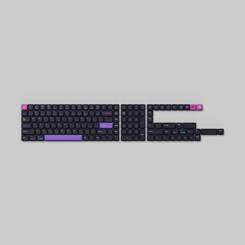 Keychron Low Profile Dye-Sub PBT LSA Profile Keycap Set (Developer)