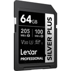 Lexar Professional Silver Plus SDXC Card - 64GB
