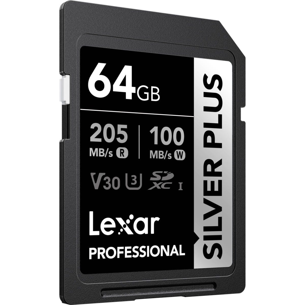 Lexar Professional Silver Plus SDXC Card - 64GB