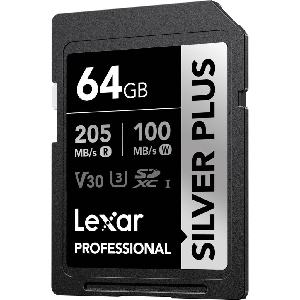 Lexar Professional Silver Plus SDXC Card - 64GB