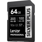 Lexar Professional Silver Plus SDXC Card - 64GB