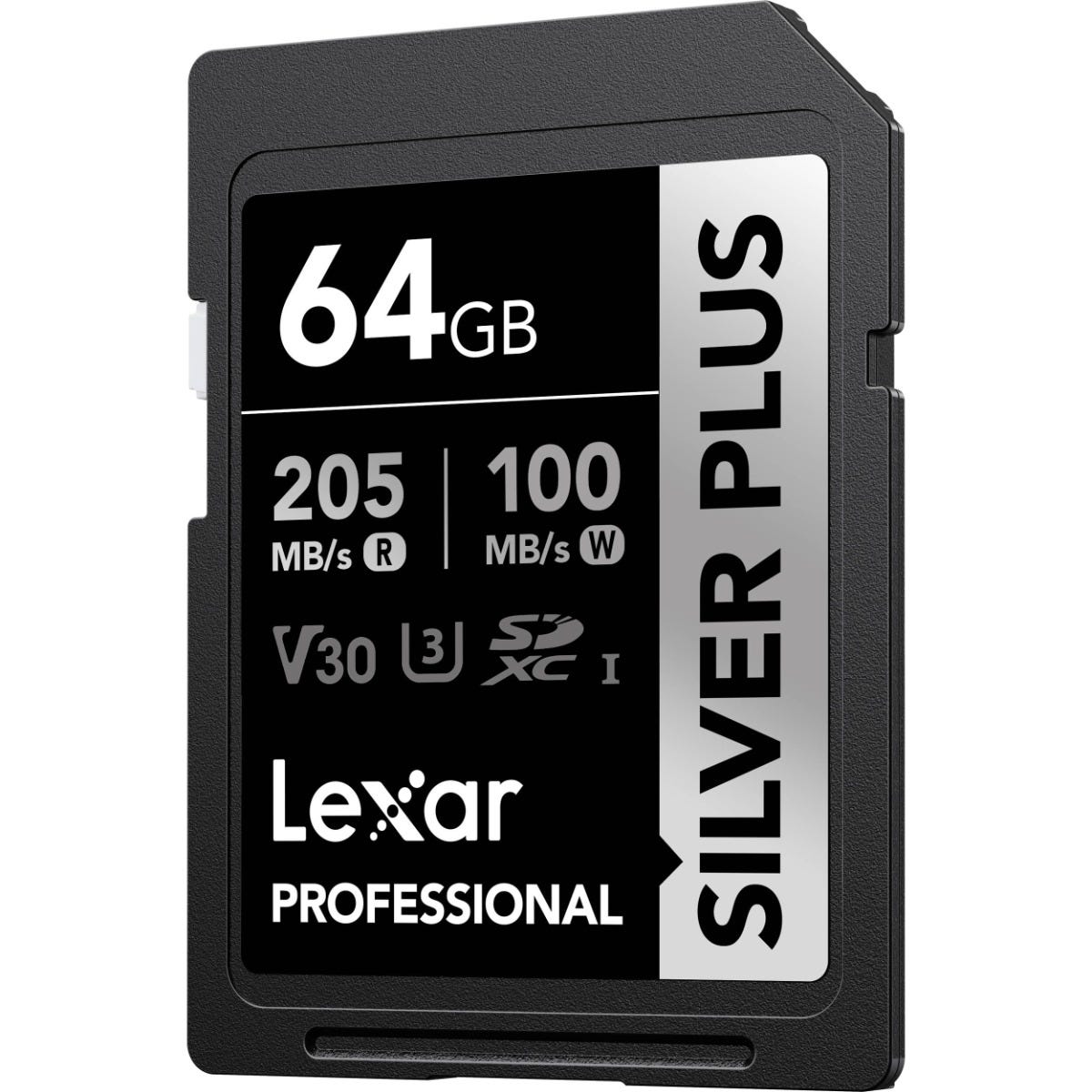 Lexar Professional Silver Plus SDXC Card - 64GB