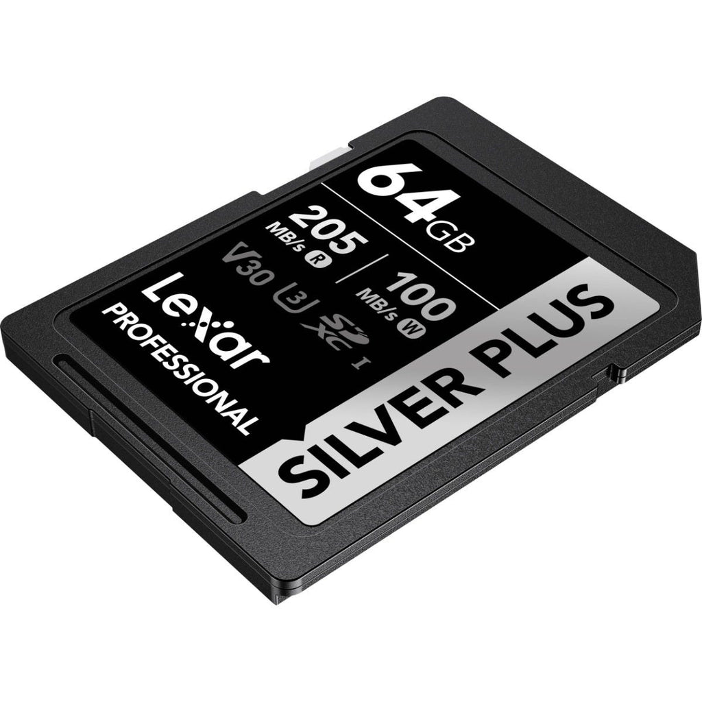 Lexar Professional Silver Plus SDXC Card - 64GB