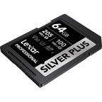 Lexar Professional Silver Plus SDXC Card - 64GB