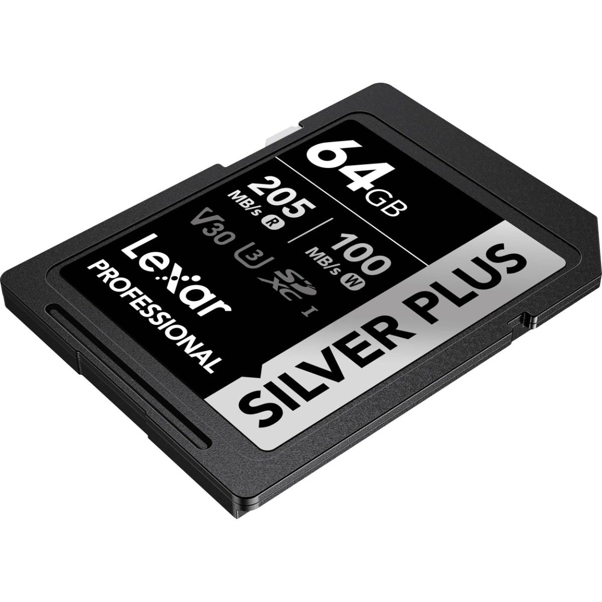 Lexar Professional Silver Plus SDXC Card - 64GB
