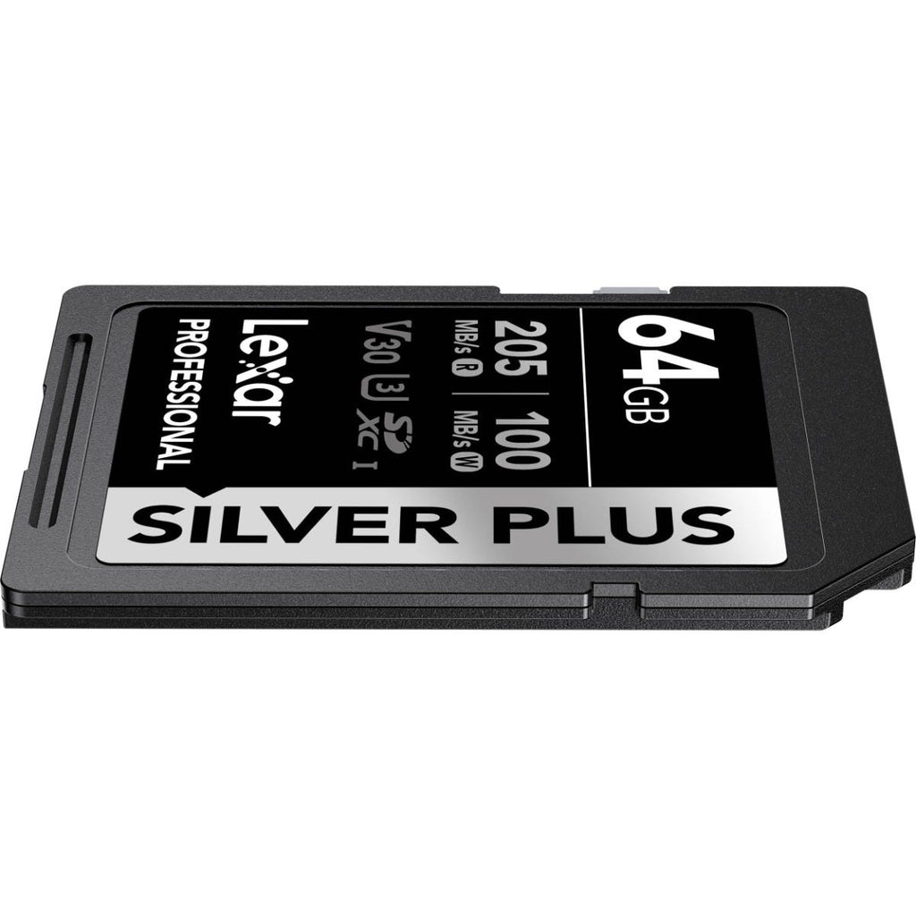 Lexar Professional Silver Plus SDXC Card - 64GB