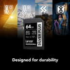 Lexar Professional Silver Plus SDXC Card - 64GB