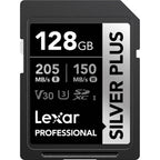 Lexar Professional Silver Plus SDXC Card - 128GB
