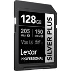 Lexar Professional Silver Plus SDXC Card - 128GB