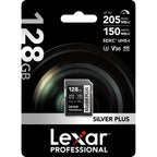 Lexar Professional Silver Plus SDXC Card - 128GB