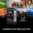 Lexar Professional Silver Plus SDXC Card - 128GB