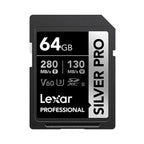 Lexar 64GB Professional SILVER PRO SDXC UHS-II Card
