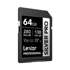 Lexar 64GB Professional SILVER PRO SDXC UHS-II Card