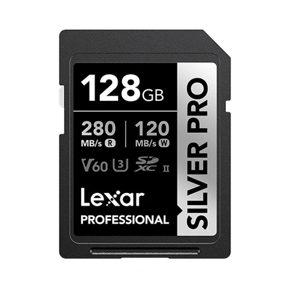 Lexar 128GB Professional SILVER PRO SDXC UHS-II Card