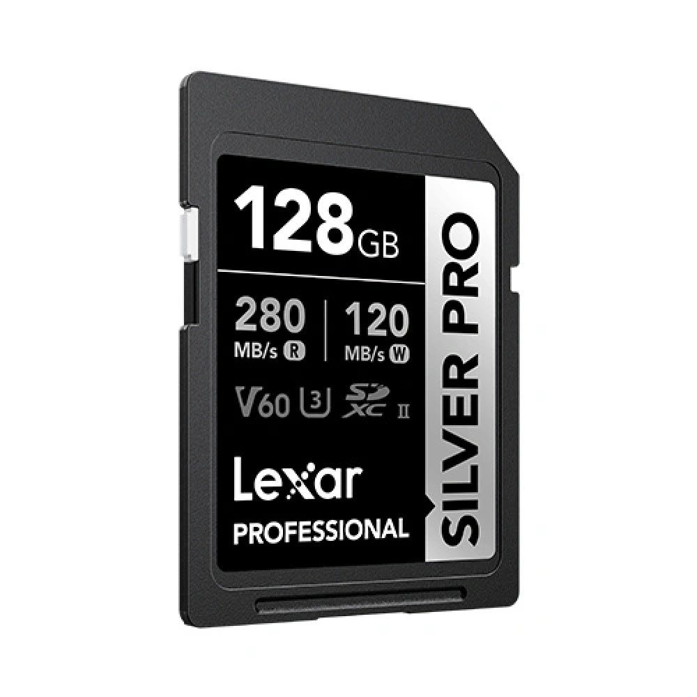 Lexar 128GB Professional SILVER PRO SDXC UHS-II Card