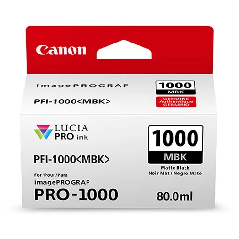 Canon PFI1000MBK Matte Black Ink Tank