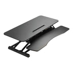 Brateck Gas Spring Sit Stand Desk Converter with Keyboard Tray Deck