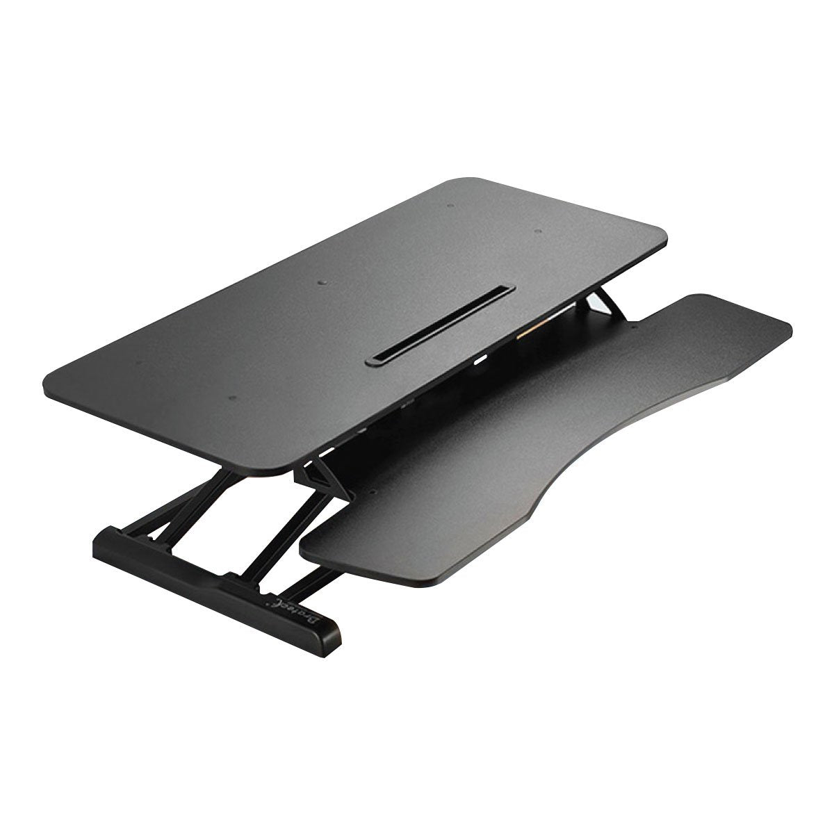 Brateck Gas Spring Sit Stand Desk Converter with Keyboard Tray Deck