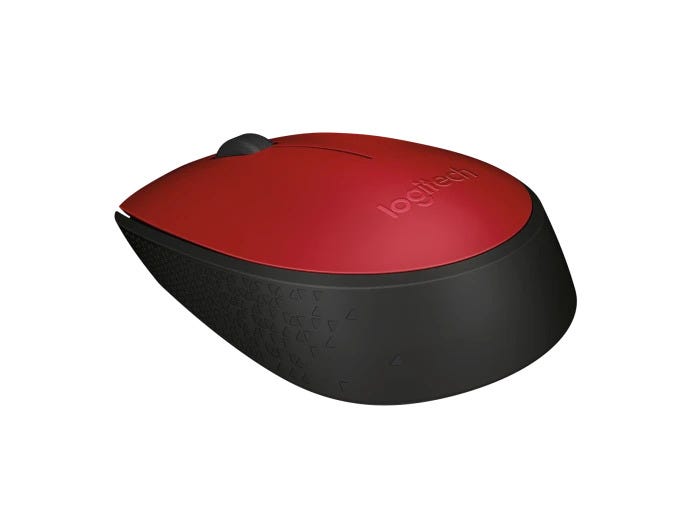 Logitech M171 Wireless Mouse (Red)