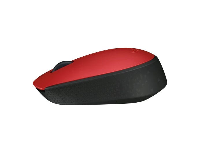 Logitech M171 Wireless Mouse (Red)