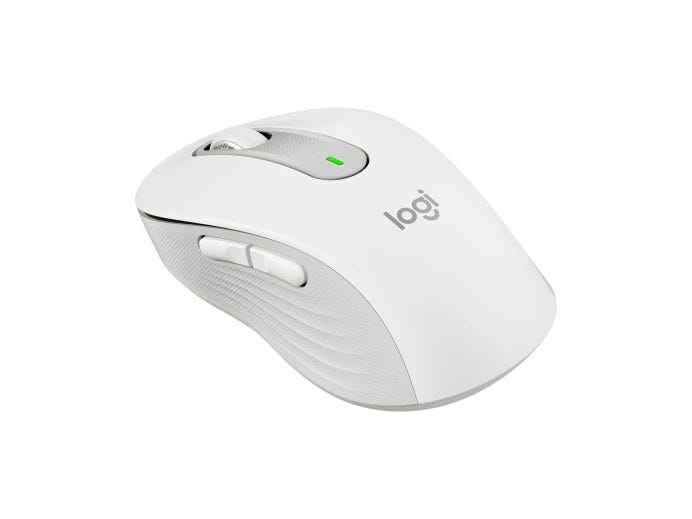 Logitech M654 Signature Wireless Mouse (Off White)