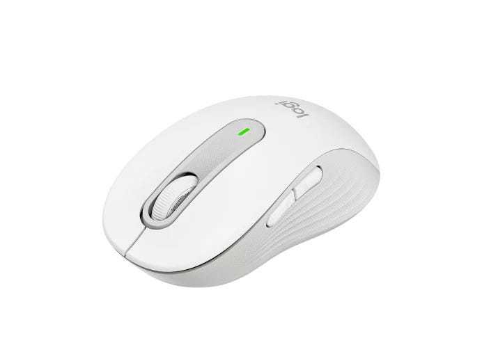Logitech M654 Signature Wireless Mouse (Off White)