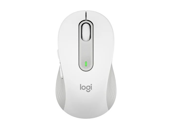 Logitech M654 Signature Wireless Mouse (Off White)