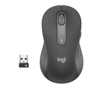 Logitech M654 Signature Large Left-Handed Wireless Mouse (Graphite)