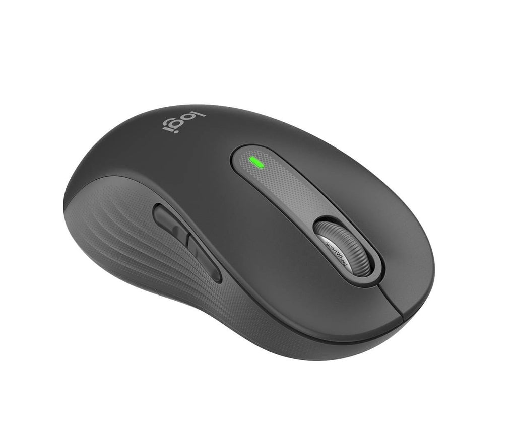 Logitech M654 Signature Large Left-Handed Wireless Mouse (Graphite)