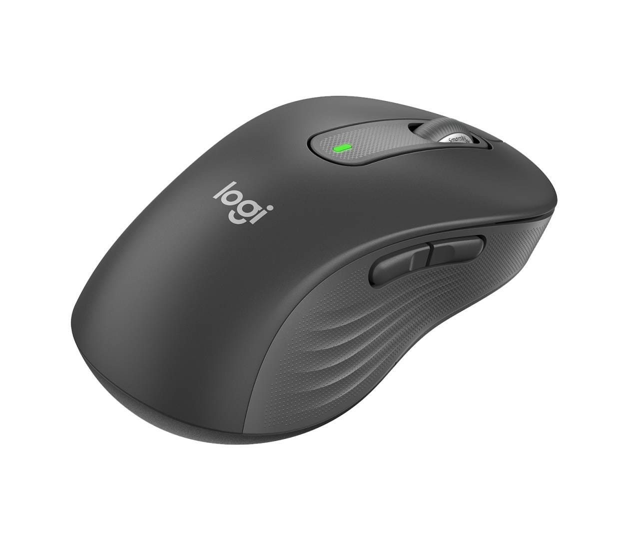 Logitech M654 Signature Large Left-Handed Wireless Mouse (Graphite)