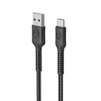 Bonelk Long-Life Easy Grip USB-A to USB-C Cable 60W 2m (Black)