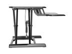 Brateck Gas Spring Sit Stand Desk Converter with Keyboard Tray Deck