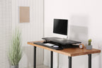 Brateck Gas Spring Sit Stand Desk Converter with Keyboard Tray Deck