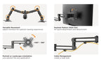 Brateck Dual Monitor Premium Aluminum Articulating Monitor Arm