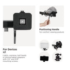 Brateck Dual-Monitor All-in-One Studio Setup Desktop Mount