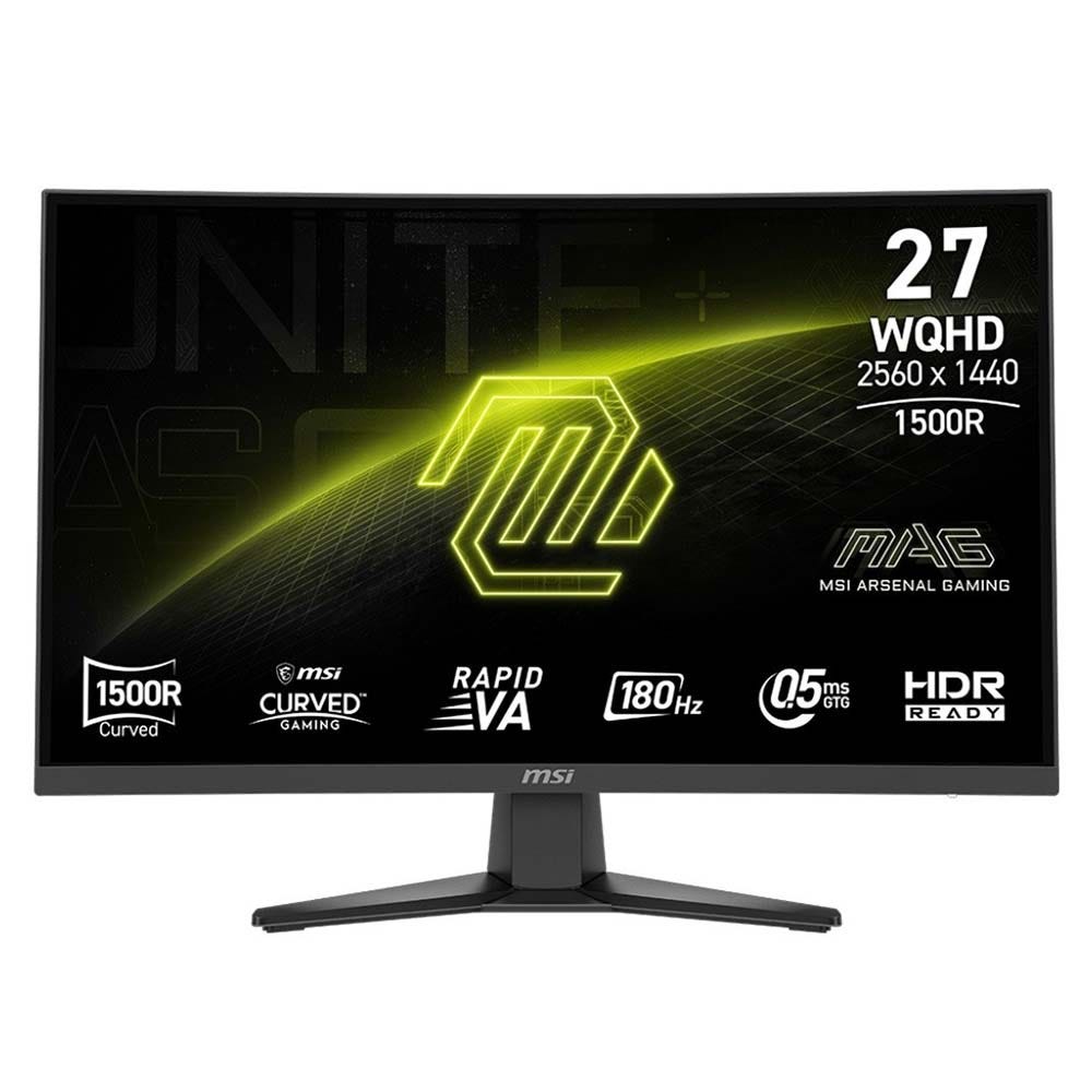 MSI MAG 275CQF E18 27" QHD 180Hz Curved Gaming Monitor 